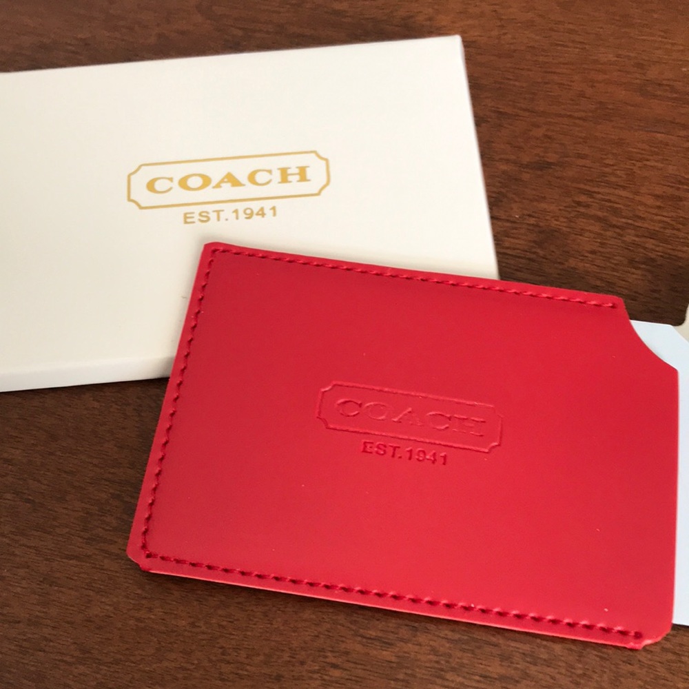 Coach compact travel mirror! Stocking Stuffer !!!